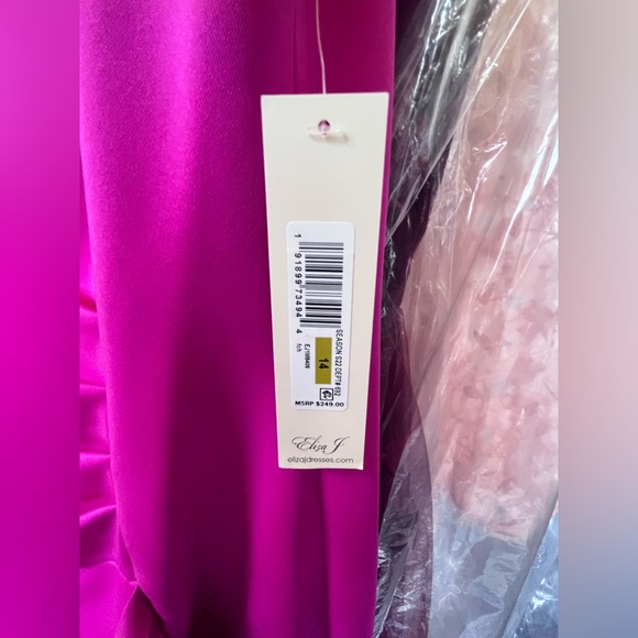 NWT sleeveless hot pink Maxi sz 14 - Picture 5 of 5